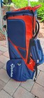 TaylorMade USA Flag 14-Way Stand Golf Bag Blue Red
