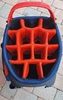 TaylorMade USA Flag 14-Way Stand Golf Bag Blue Red