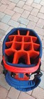 TaylorMade USA Flag 14-Way Stand Golf Bag Blue Red