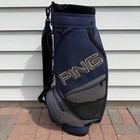 s-l140-182 Ping Hoofer Vintage Cart Golf Bag 6-Way Divider Blue