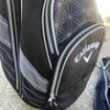 s-l140-241 Callaway Solaire Women's Golf Cart Bag Black White Gray 6-Way