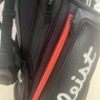 Titleist Tour Premium Limited Edition Jet Black Stand Golf Bag Black/Red