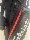 Titleist Tour Premium Limited Edition Jet Black Stand Golf Bag Black/Red