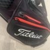 Titleist Tour Premium Limited Edition Jet Black Stand Golf Bag Black/Red