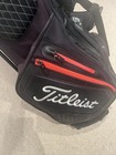 Titleist Tour Premium Limited Edition Jet Black Stand Golf Bag Black/Red