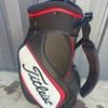 Titleist Staff Pioneer 6-Way Cart Golf Bag Black/Red/White