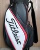 Titleist AP 714 Mid-Size Staff Golf Bag 6-Way Divider Black White Red