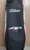 Titleist AP 714 Mid-Size Staff Golf Bag 6-Way Divider Black White Red