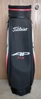 Titleist AP 714 Mid-Size Staff Golf Bag 6-Way Divider Black White Red