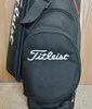 Titleist AP 714 Mid-Size Staff Golf Bag 6-Way Divider Black White Red