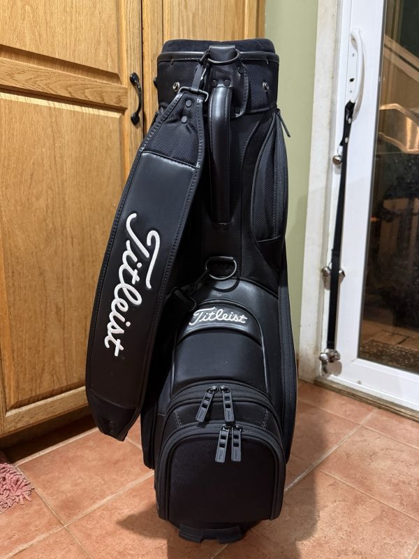s-l1600-11 Titleist Tour Midsize Golf Staff Bag Black/White