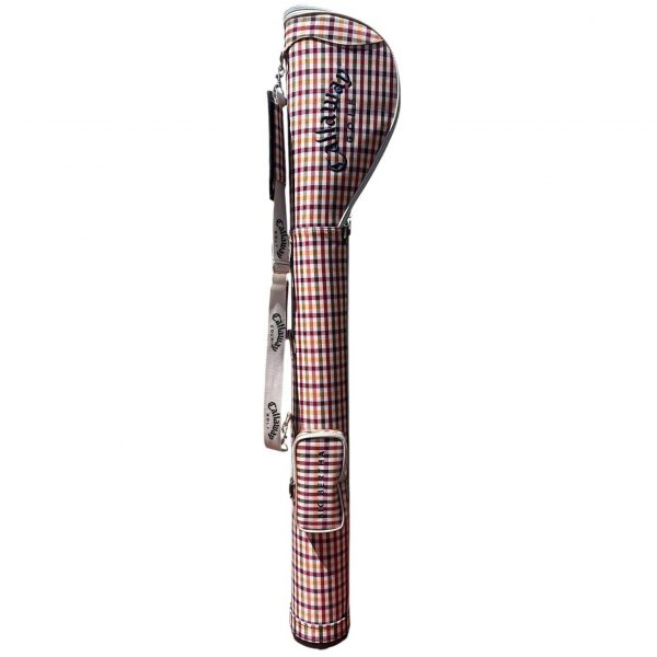 Callaway Big Bertha Sunday Pencil Golf Bag Plaid Red