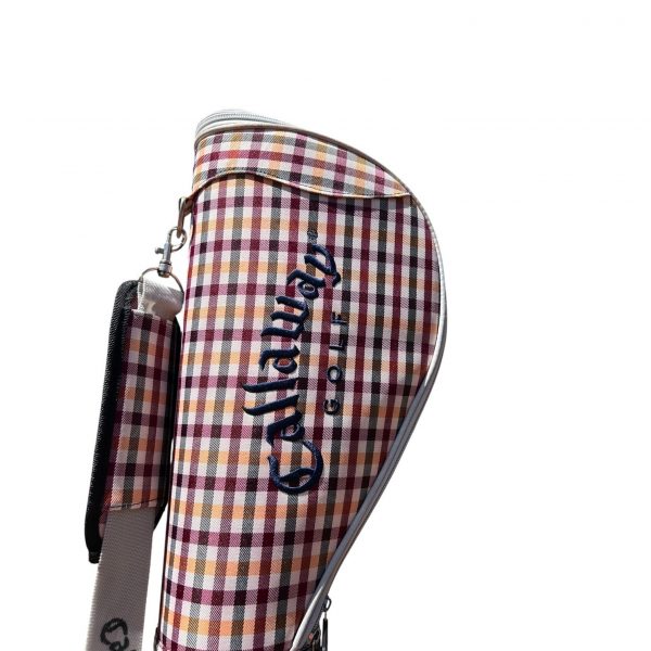 Callaway Big Bertha Sunday Pencil Golf Bag Plaid Red