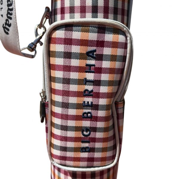 Callaway Big Bertha Sunday Pencil Golf Bag Plaid Red