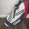 Titleist Players 4 Stand Carry Golf Bag Red Navy Grey