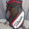 Titleist Staff Pioneer 6-Way Cart Golf Bag Black/Red/White