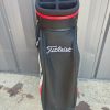 Titleist Staff Pioneer 6-Way Cart Golf Bag Black/Red/White