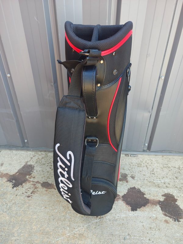 Titleist Staff Pioneer 6-Way Cart Golf Bag Black/Red/White