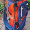 TaylorMade USA Flag 14-Way Stand Golf Bag Blue Red