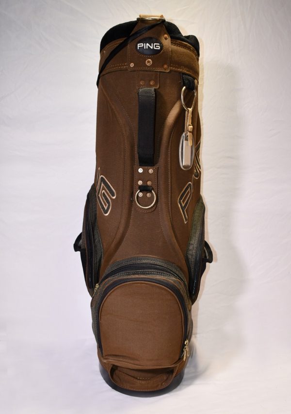 Ping Cart Golf Bag 6 Divider Nylon Brown