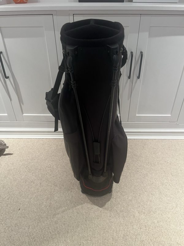Titleist Tour Premium Limited Edition Jet Black Stand Golf Bag Black/Red