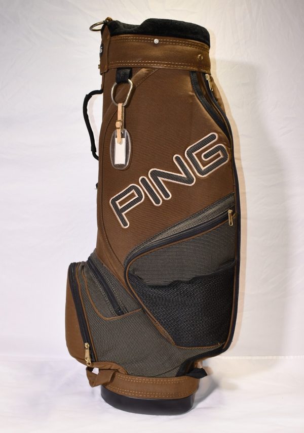 Ping Cart Golf Bag 6 Divider Nylon Brown