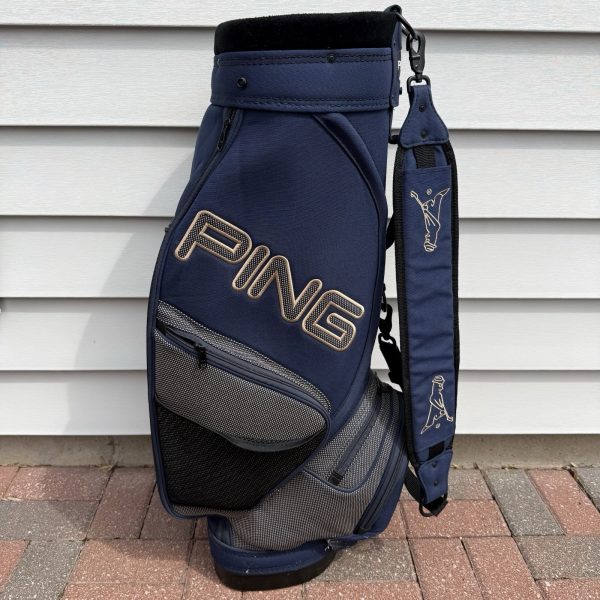 s-l1600-85 Ping Hoofer Vintage Cart Golf Bag 6-Way Divider Blue