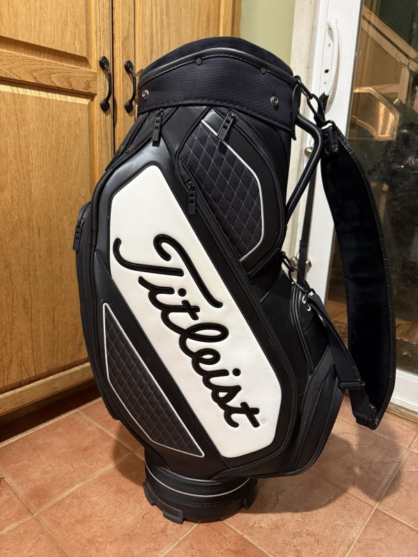 s-l1600-9 Titleist Tour Midsize Golf Staff Bag Black/White