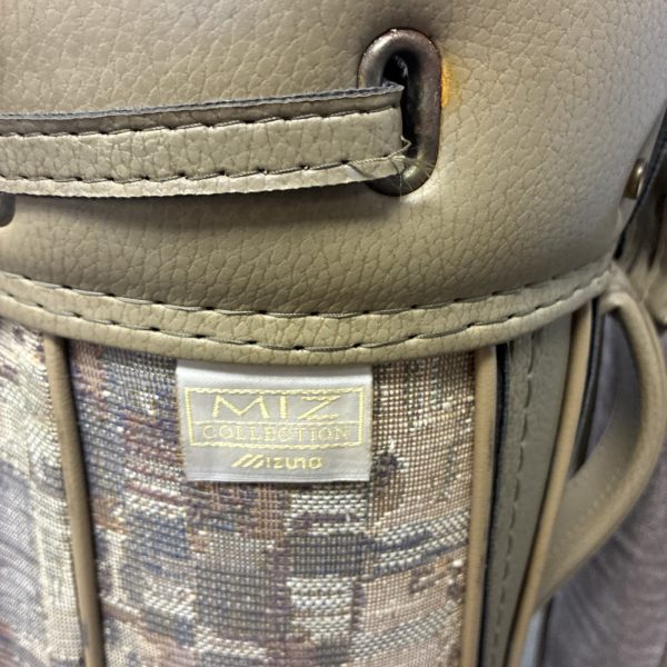 Mizuno Miz Collection Women's Vintage Carry Golf Bag Gray Tapestry Leather