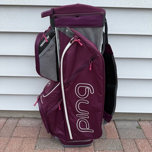 PING G Le Traverse Women's Cart Golf Bag Purple 14-Way Divider