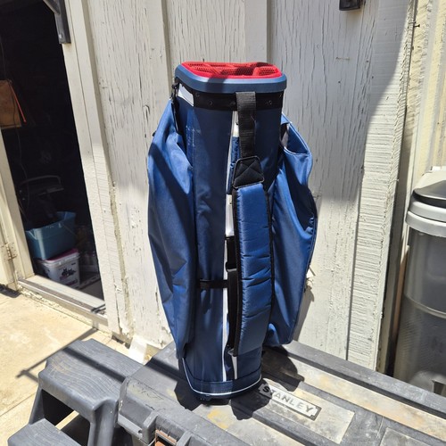 PING Traverse 14-Way Divider Cart Golf Bag Nylon Blue White Red