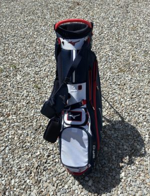 Mizuno BR-D3 Stand Golf Bag 4-Way Divider Navy/White/Red