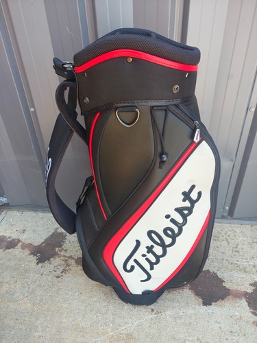 Titleist Staff Pioneer 6-Way Cart Golf Bag Black/Red/White