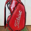 s-l1600-146 Titleist Enamel Cart Golf Bag Red