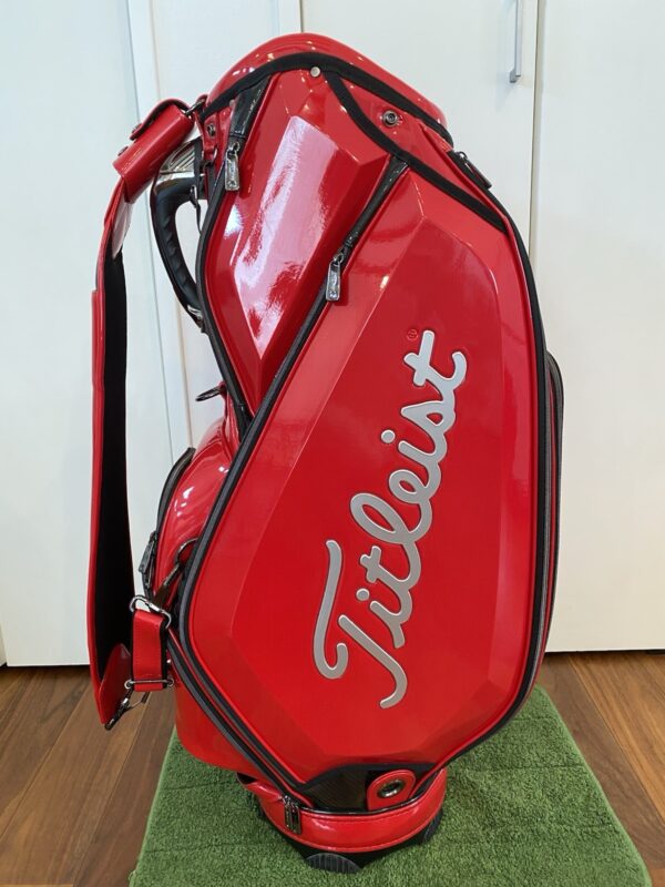 s-l1600-146 Titleist Enamel Cart Golf Bag Red