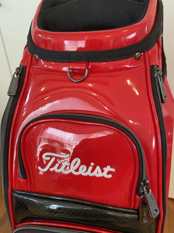 s-l1600-154 Titleist Enamel Cart Golf Bag Red