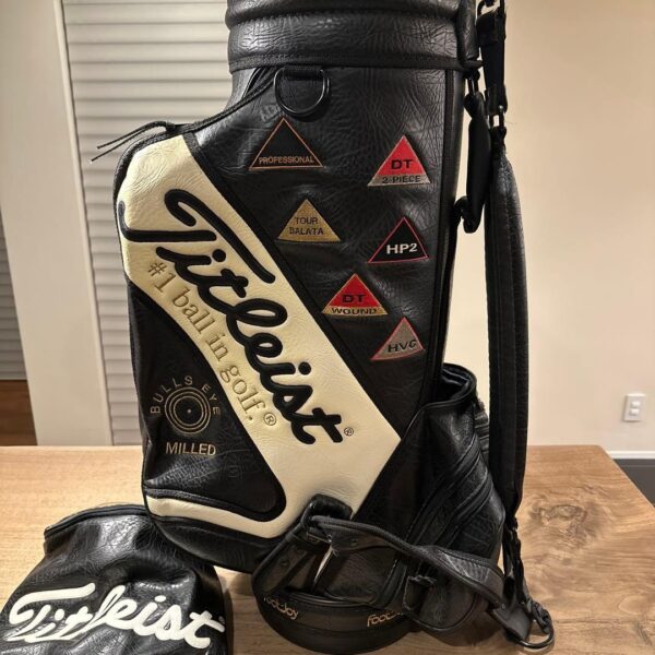 s-l1600-155 Titleist Vintage Limited Edition Men's Cart Golf Bag Black/White