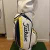 Titleist Stand Caddy Men's Golf Bag CB631 White/Yellow