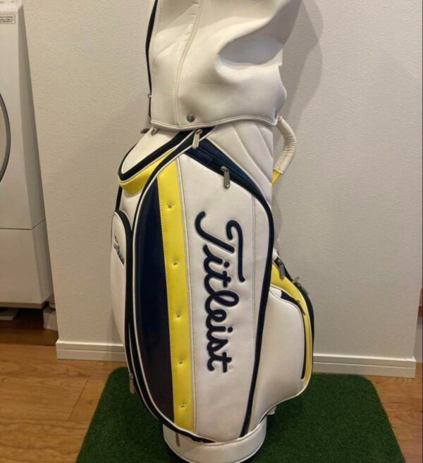 Titleist Stand Caddy Men's Golf Bag CB631 White/Yellow
