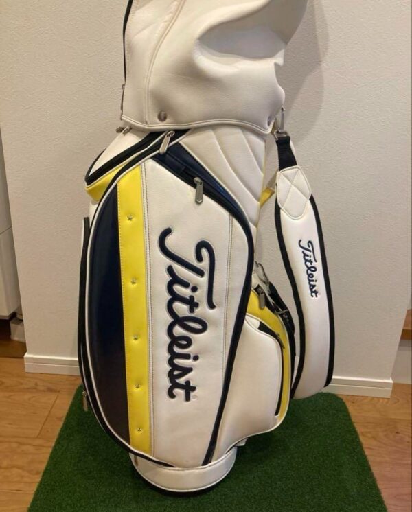 Titleist Stand Caddy Men's Golf Bag CB631 White/Yellow