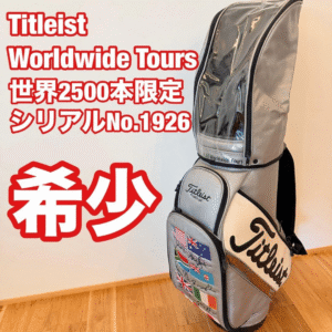 s-l1600-17 Titleist WorldwideTours Limited Edition Cart Golf Bag Silver