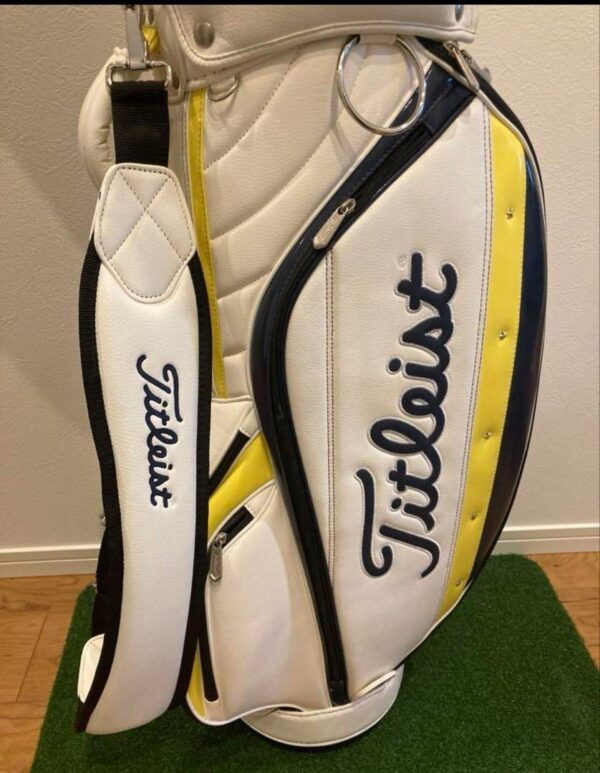 Titleist Stand Caddy Men's Golf Bag CB631 White/Yellow