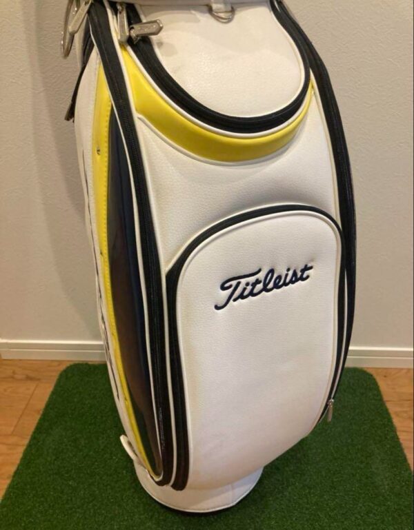 Titleist Stand Caddy Men's Golf Bag CB631 White/Yellow